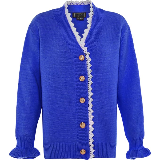 Faina Vest Dames blauw