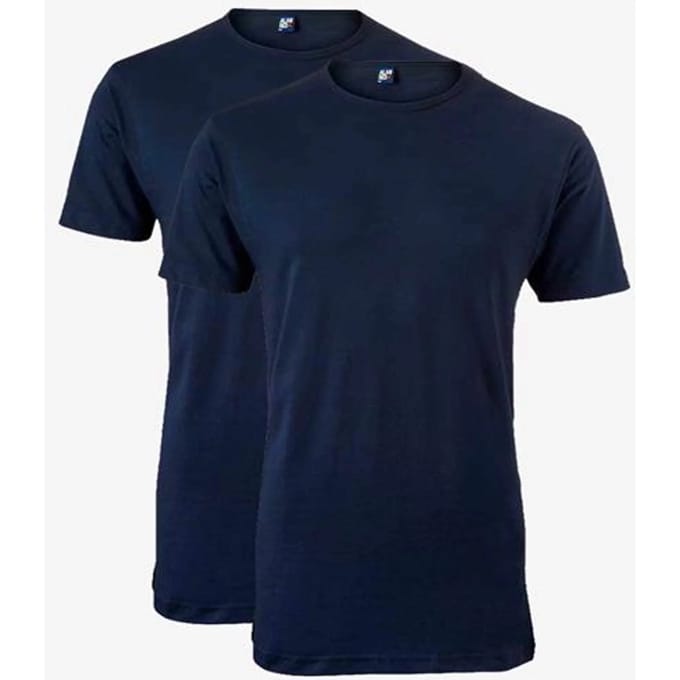 Alan Red Derby O-Hals T-Shirt Donkerblauw (navy) (2Pack) - Maat 3XL - Heren - Basic T-shirt