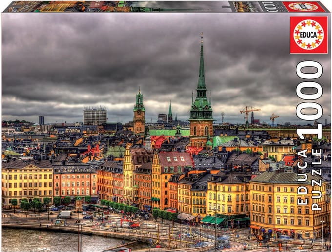 Educa Legpuzzel Zicht op Stockholm 1000 stukjes
