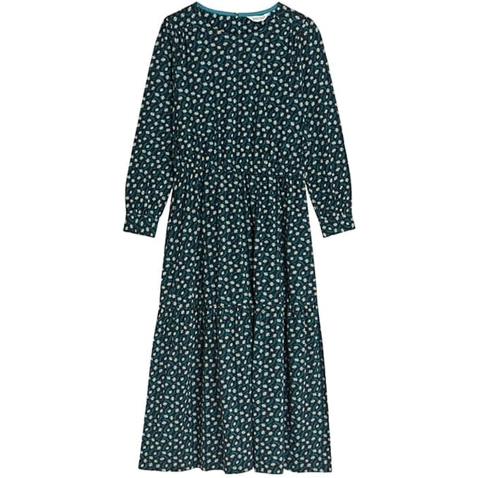 White Stuff Olive Jersey Dre Black Printed Taglia: 8 | Abiti Midi Outlet | Donna | Nero