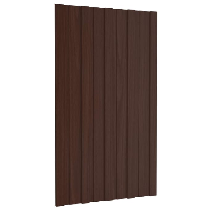vidaXL - Dakpaneel - 36 - st - Bruin - 80 - x - 45 - cm - Verzinkt - staal