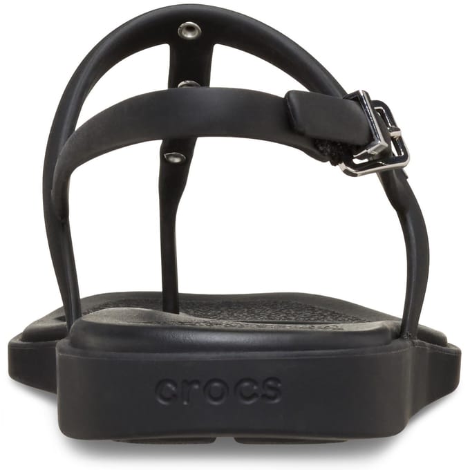 Crocs Miami Studded Thong Flip Thermoplastische Dames Zwarte Sandalen