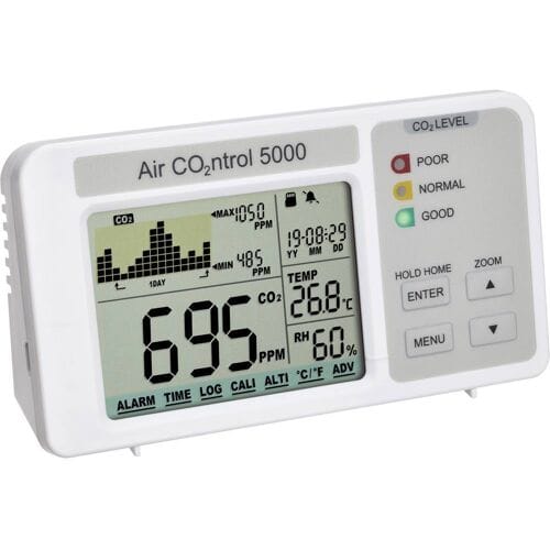 TFA Dostmann AirCO2ntrol 5000 - Co2 Meter - Met geheugenkaart