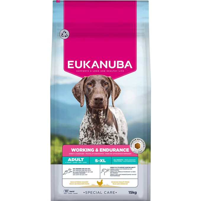 Eukanuba Hondenvoer Droog Special Care Adult Working & Endurance - 15 kg