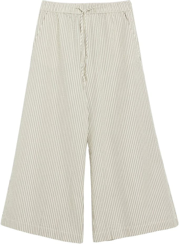 regular fit culotte van puur katoen