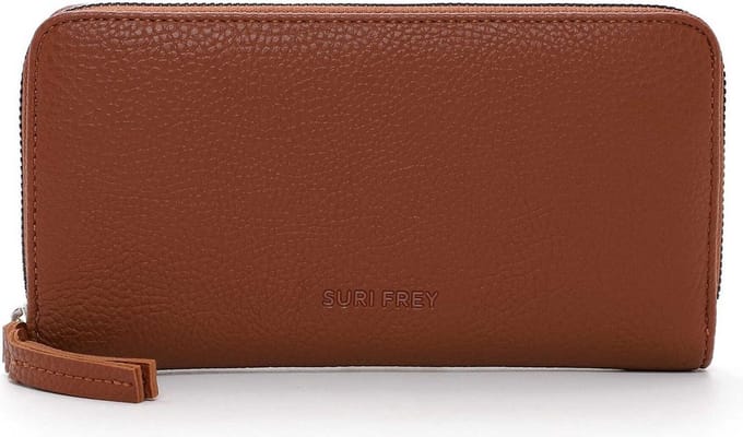 SURI FREY Portemonnee SFY Debby Zip Around Wallet Cognac Bruine