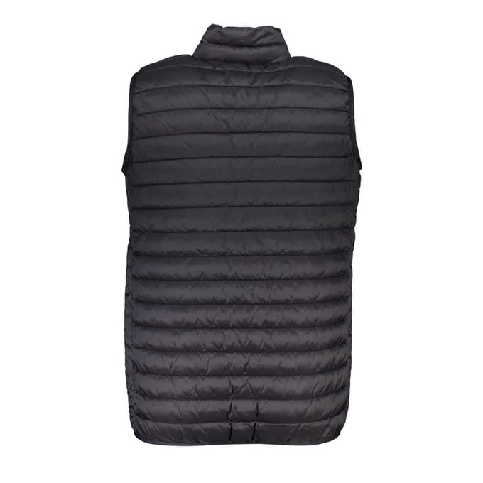 Gequilted Vest Zwart Stijl 23213