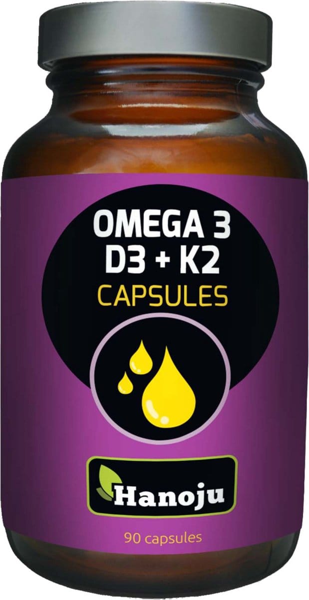 Hanoju Omega 3 & D3 en K2 90 Capsules