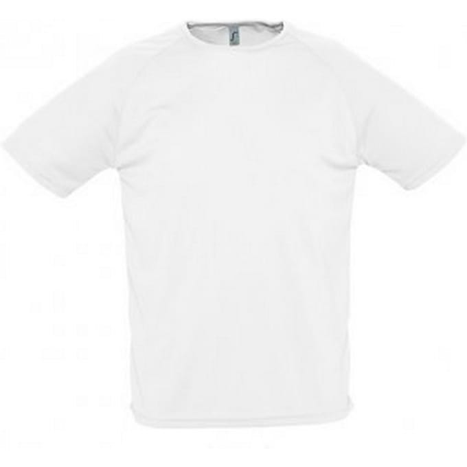 SOLS Heren Sportief T-Shirt met korte mouwen Performance (Wit)