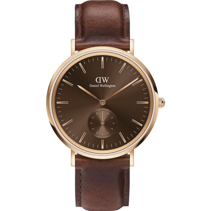 Daniel Wellington DW Watch Classic Multi-Eye St Mawes Amber Rose Gold 40mm