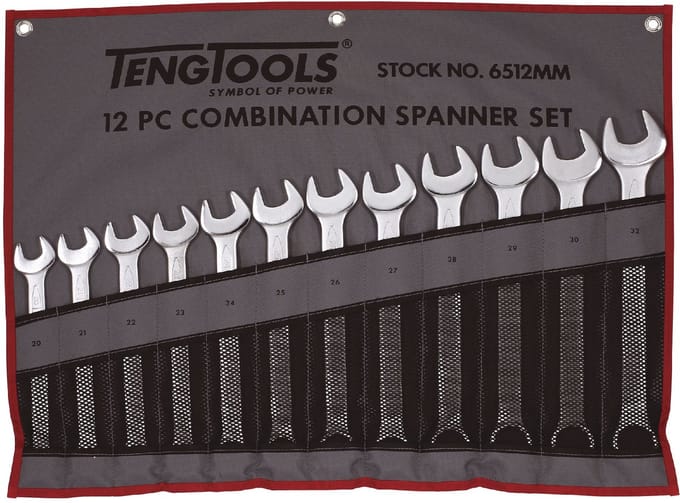 Set van 17 steekringsleutels van 6 tot 17 mm Teng Tools 6517MM