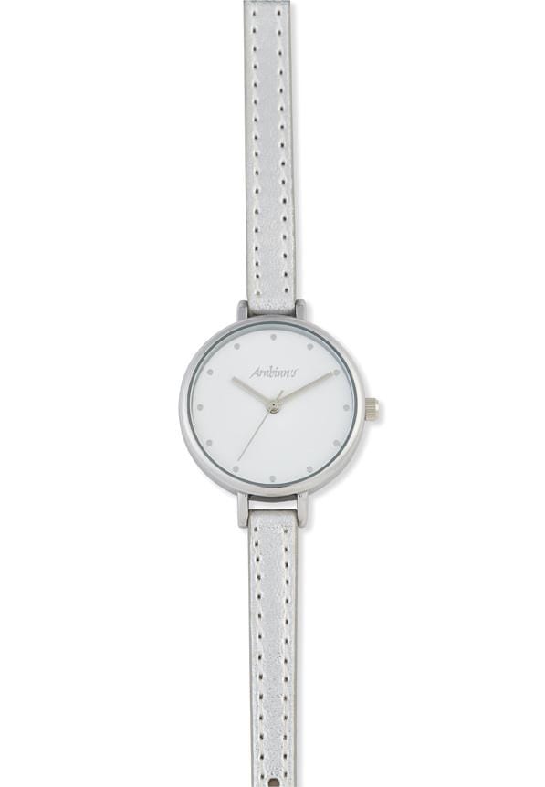 Horloge ARABIANS DBA2265S. Kwarts, Kleur zilver. Vrouw. white