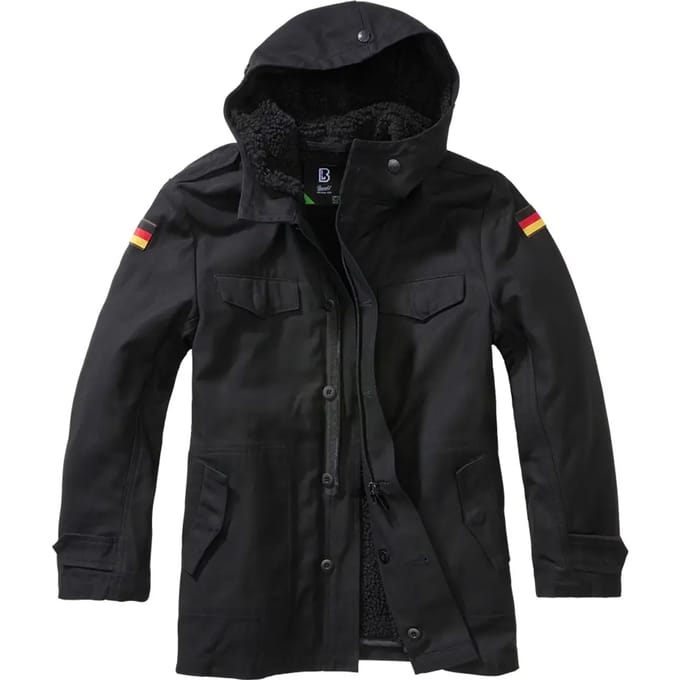 Brandit - BW Kinder Parka jas - Kids 170/176 - Zwart