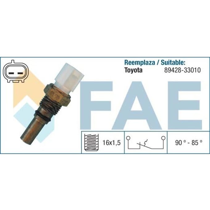 Temperatuurschakelaar, radiateurventilator FAE 36540