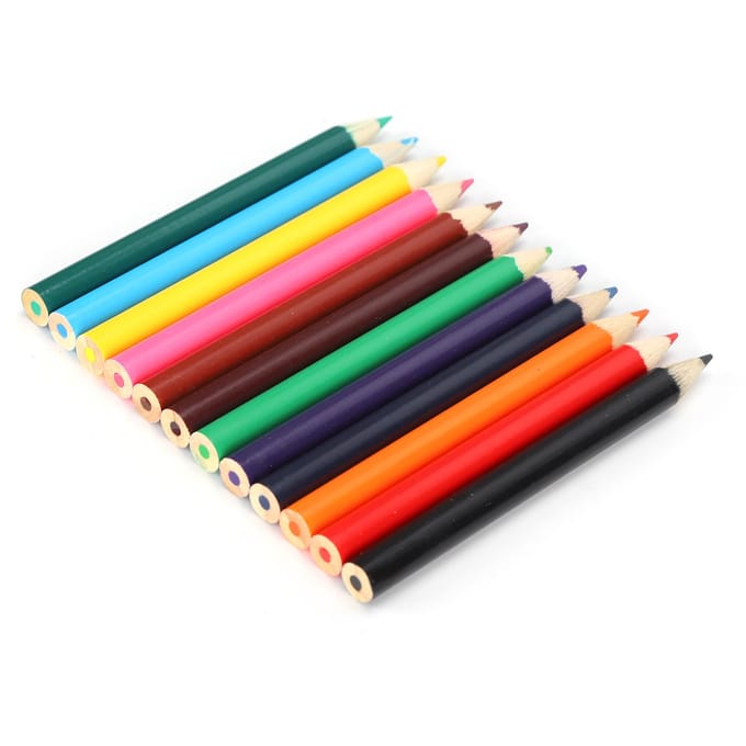 Mini Tekenen Kleurpotloden Draagbaar Kinderen Schrijven Schetsen Graffiti Kleurpotlood blue