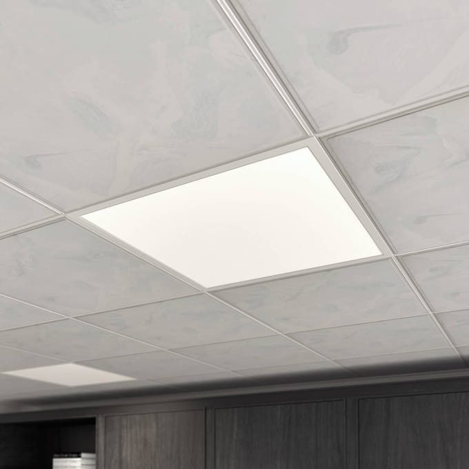 Arcchio LED inzetpaneel Vinas, 62 cm, wit, aluminium, CCT