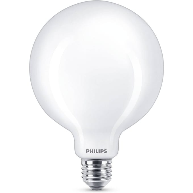 Philips LED lamp - Globelamp met E27 fitting - Warmwit licht: 2700K - 60W - Mat glas