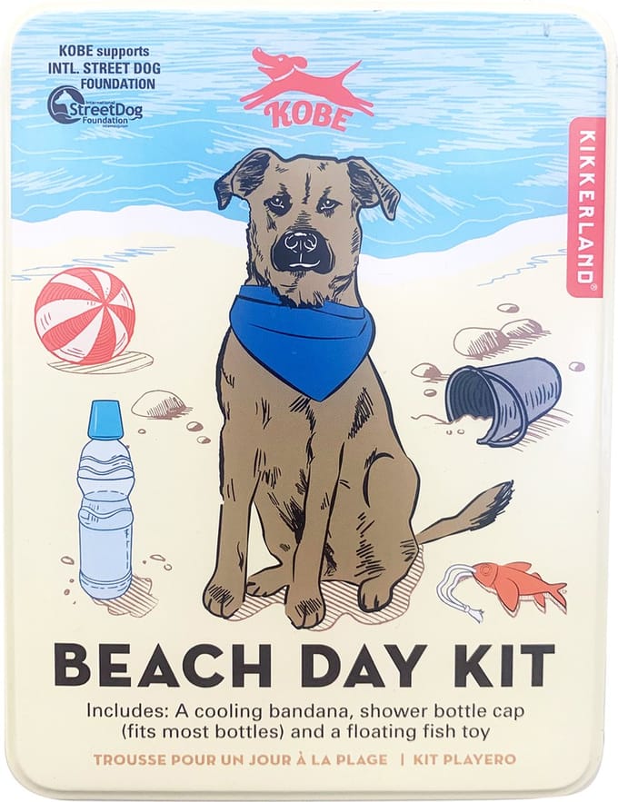 Kikkerland Stranddag kit voor honden