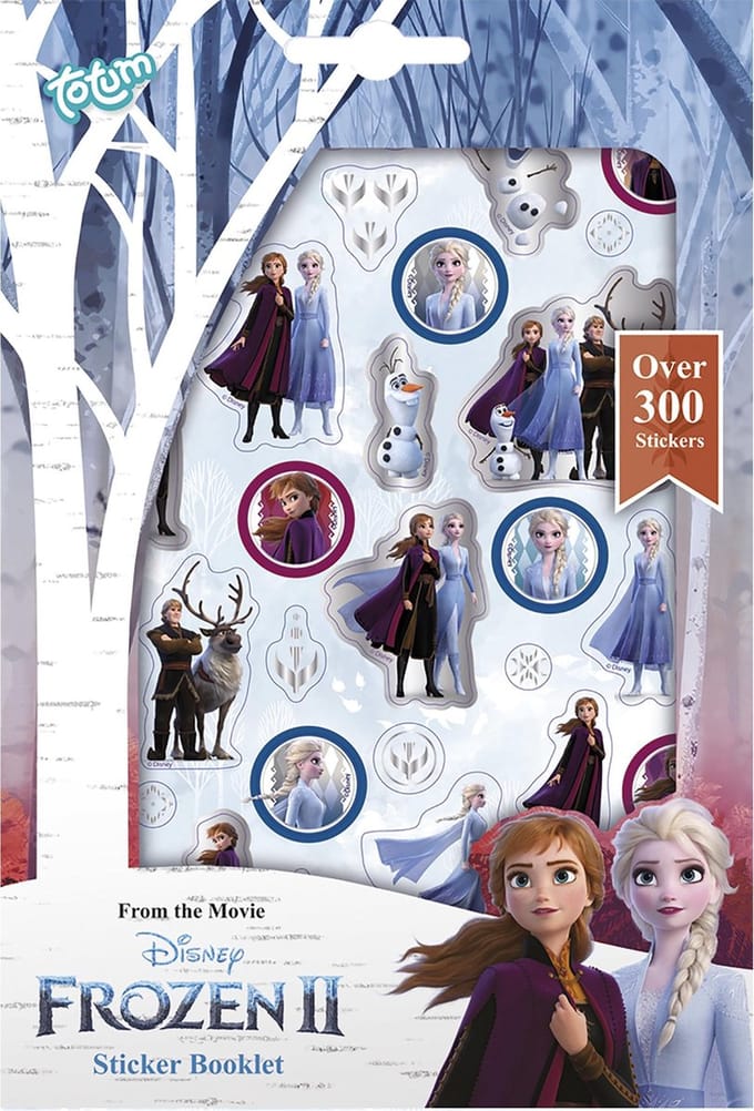 Totum Disney Frozen 2 - Stickerboek - 4 Vellen - 175+ Stickers