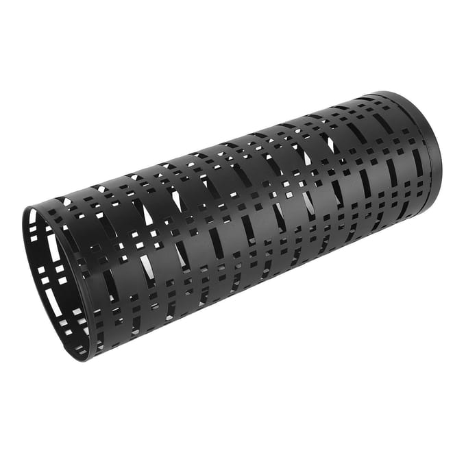 Parapluhouder Roestvrij Waterdicht Ruimtebesparend Modieus Hol Rond Metalen Paraplustandaard black