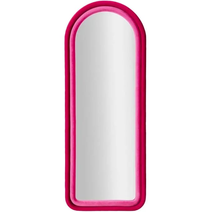 Spiegel Mirroro Cloe Fuxia Velvet 60×4×160 cm