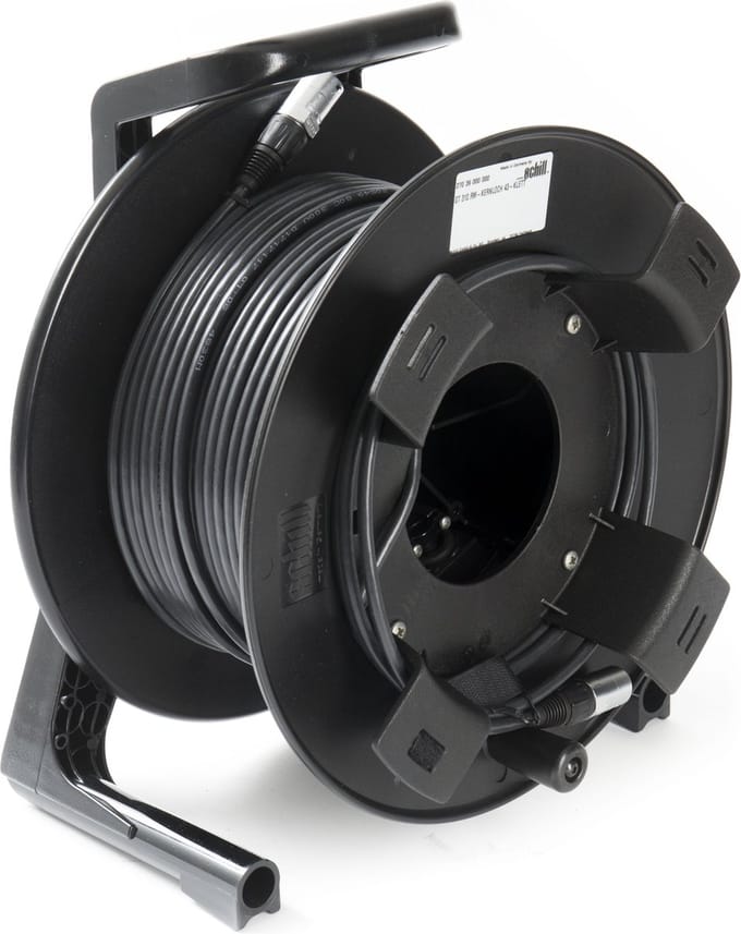 MUSIC STORE CAT5 kabel, Ethercon, 50m op Trommel, RJ45 - Kabeltrommels