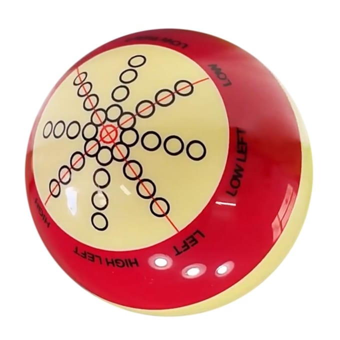 Rood Wit Hars Biljart Training Keubal Pool Keubal Oefen Training Artefact rood