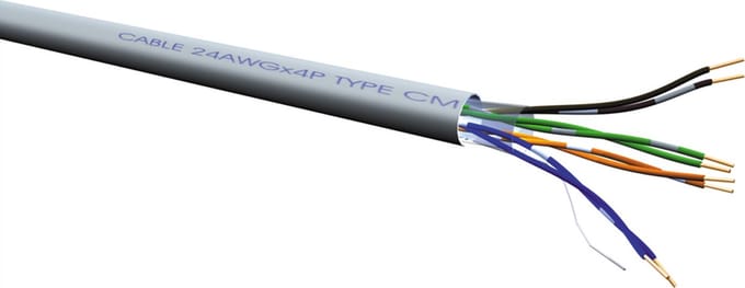 VALUE UTP kabel Cat.5e (Class D), massief Eca, grijs, 300 m