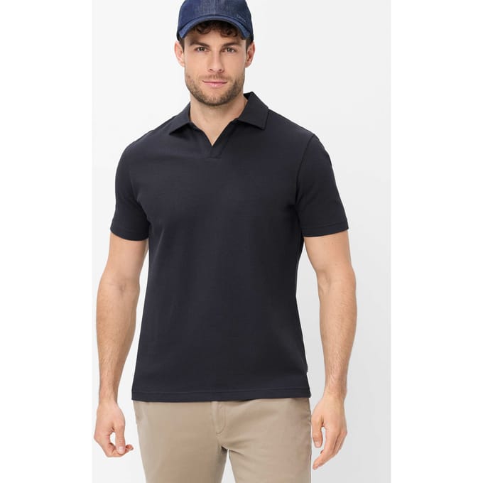 Brax Heren Poloshirt  Style PRINCETON night blue, donkerblauw, maat XL