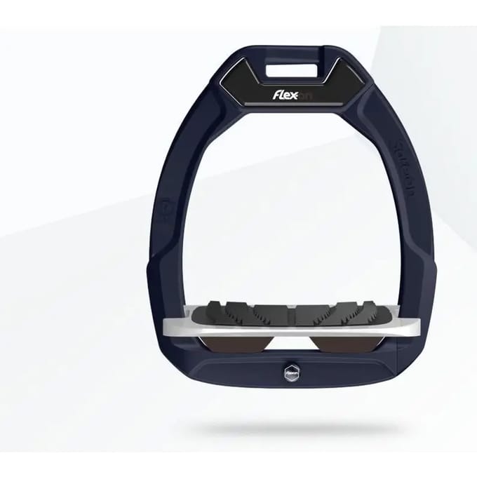 Veiligheidspins voor het paardrijden Schuin Grip Bruin/grijs/bruin Flex-On Safe-On