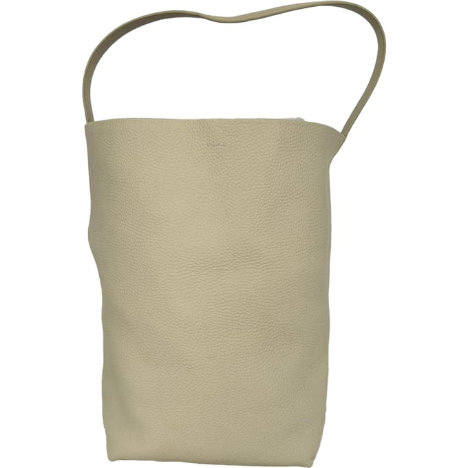 The Row Grote N/S Park Tote Bag in Crème Kalfsleer