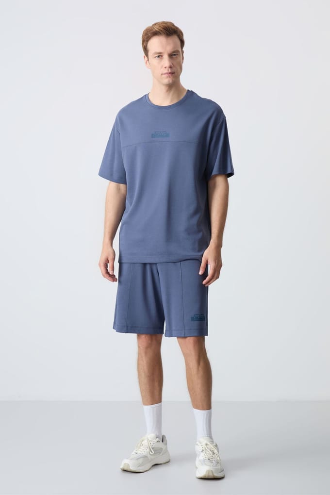 Heren Oversized T-Shirt en Short Set