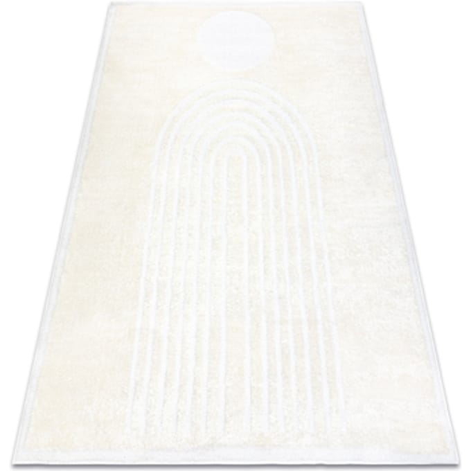 Kleden Rugsx Tapijt modern MODE 8597 geometrisch creme 140x190 cm