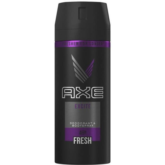 Déodorant vaporisateur - AXE EXCITE - Parfum noix de coco - Notes boisées - 150 ml