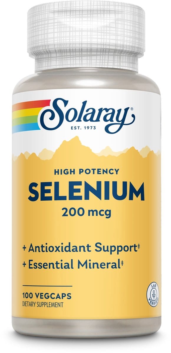 Solaray Selenium 200mcg - 100 vegacapsules