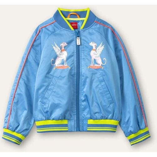 Oilily Cats jas- maat140/10yr Light Blauw
