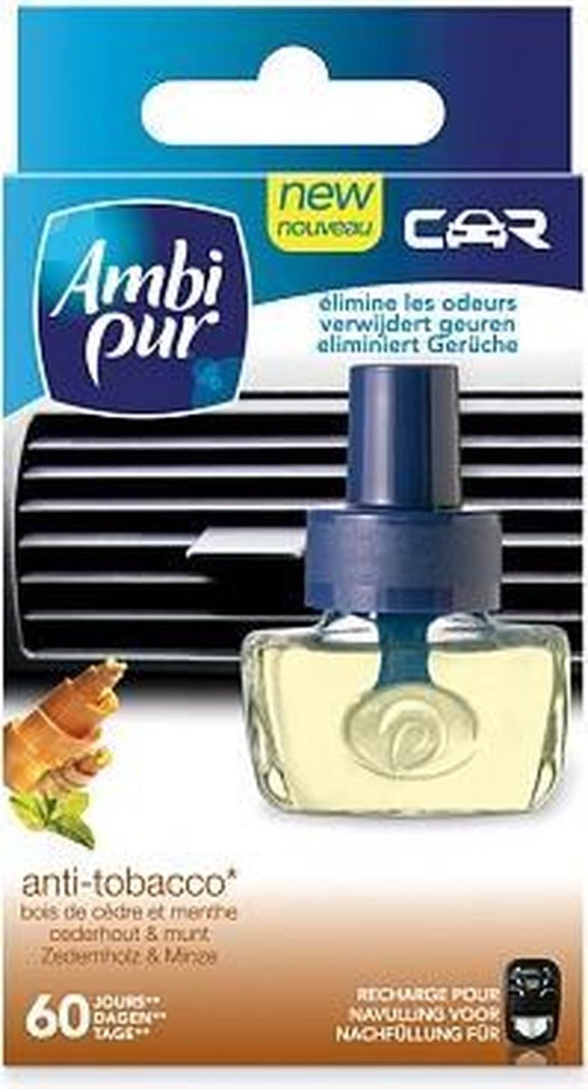 Ambi Pur Auto Luchtverfrisser Navulling After Tobacco 8 ml