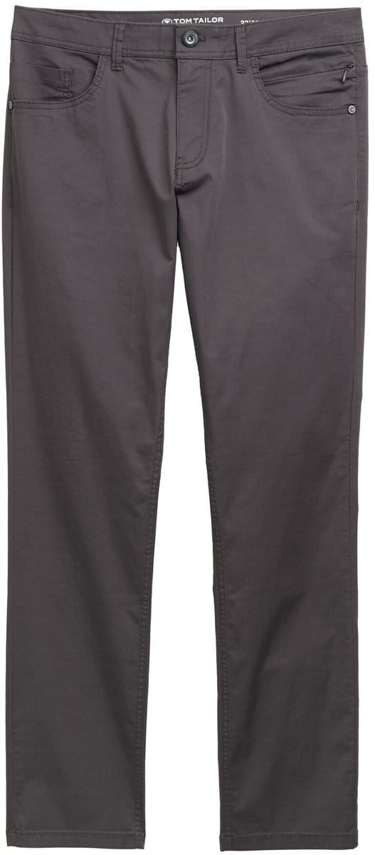 Tom Tailor - Ultralichte Josh regular slim broek - Maat 38/32 - Tarmac Grey