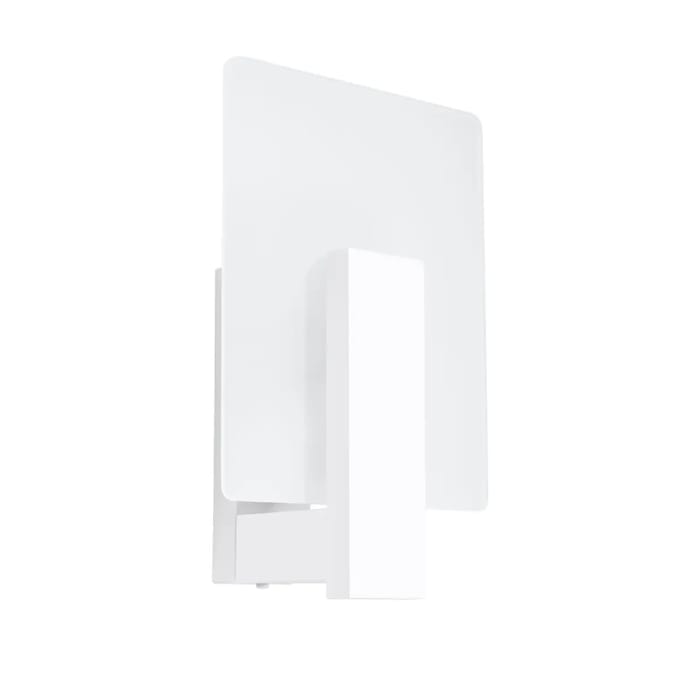 Sollux Lighting Wandlamp Lappo - E14 - wit - hout/glas - 30.5x16x12cm