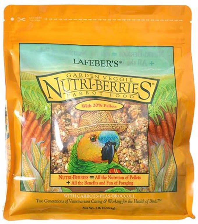 Lafeber Nutri-Berries Garden Veggie - Papegaai - 1,36 kg