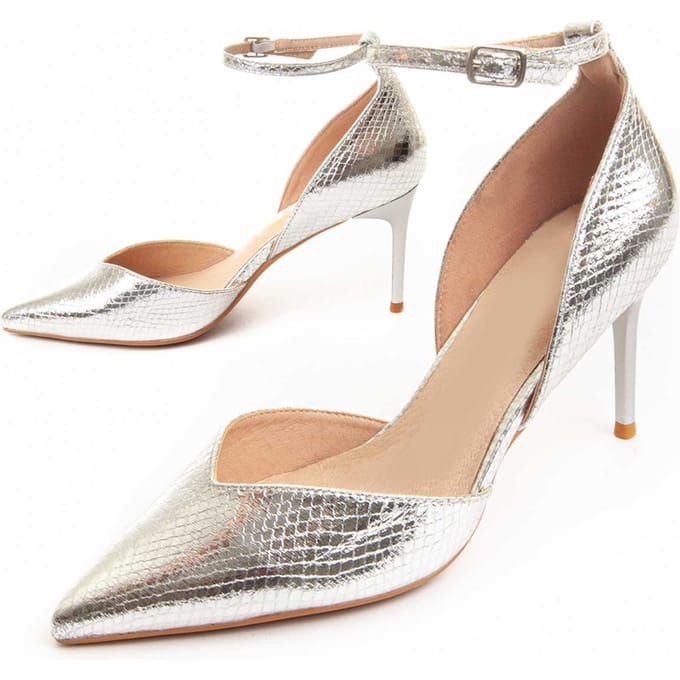 Montevita hakschoen Festshoe6 In Zilver