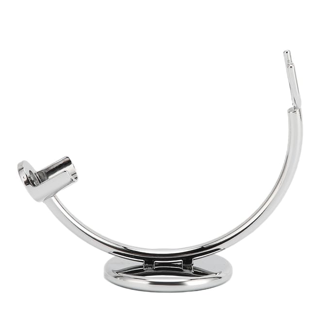 Support de rasoir en acier inoxydable pour blaireau à tête unique, accessoires de sécurité white