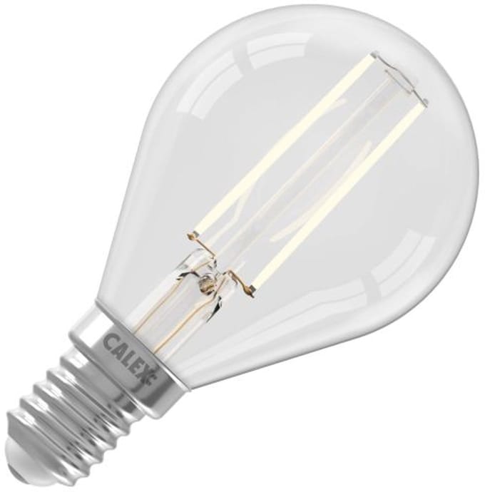 2 stuks - Calex - Led - kogellamp - 3,5W (25W) E14 - Helder