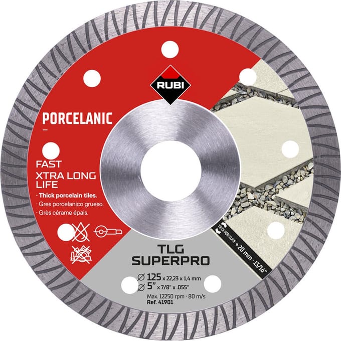 Rubi TLG Diamantschijf 125 mm x 22,2 mm