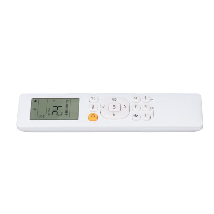 Télécommande de climatiseur Prise en main confortable Interrupteur pratique Télécommande de remplacement facile à utiliser gray