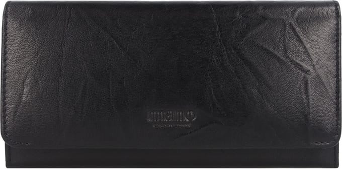 mano Donna Aurona Portemonnee RFID Leer 19 cm - Dames - Horizontaal - schwarz
