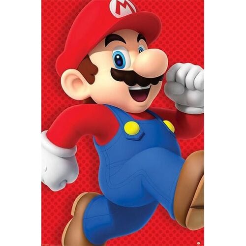GBeye Hole in the Wall Super Mario Maxi Poster-Running (Diversen) Nieuw