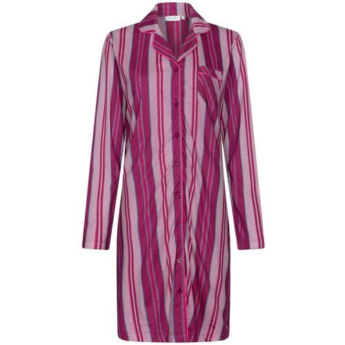 Rebelle - Nachthemd - Cin Cin - Bio Katoen - Doorknoop - Roze - Maat 46