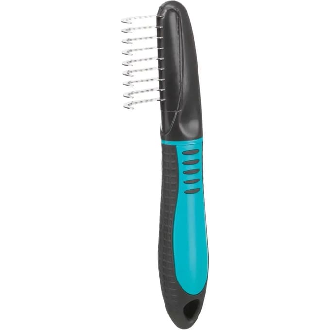 Getande plastic en metalen hondenkammen Trixie