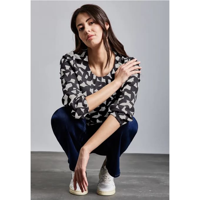 Bedrukte blouse